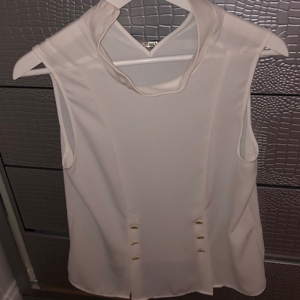 Zara white top